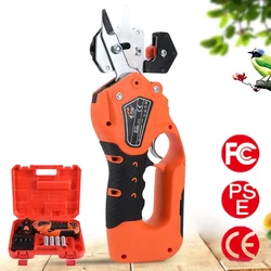 2 In 1 18650 Battery Grafting Knife Pruner Garden Scissors Equipment Electric Pruning Shears Tree Rechargable Trimming Pruners