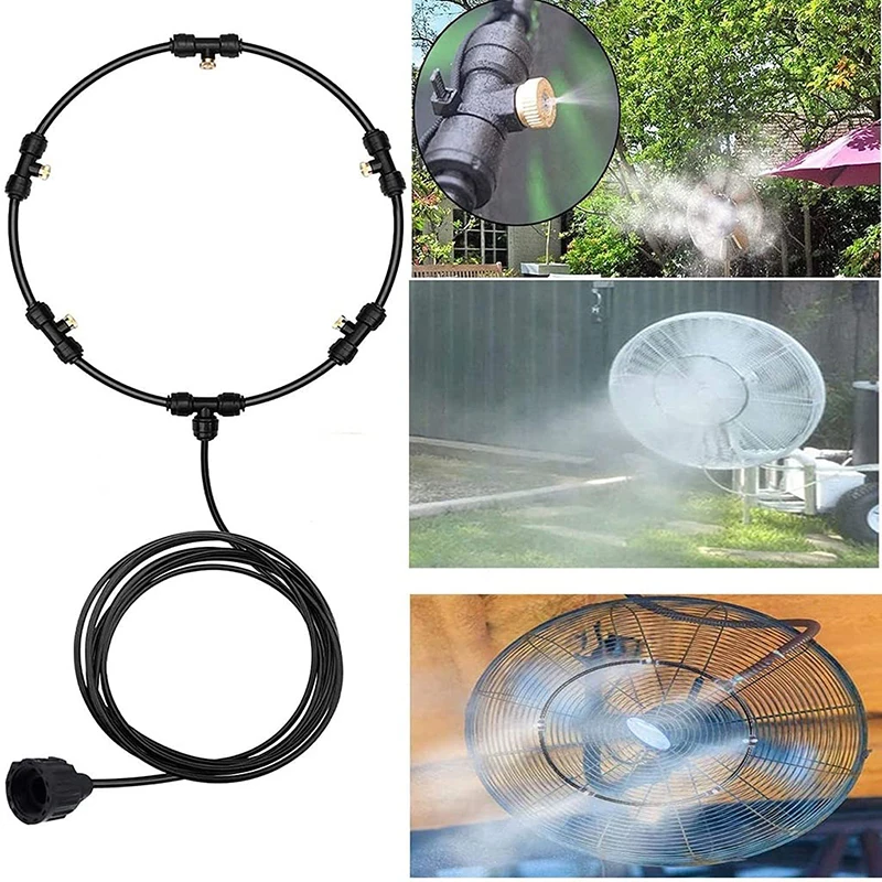 

Seascape Black White Low Pressure Cooling Spray Ring For Fans