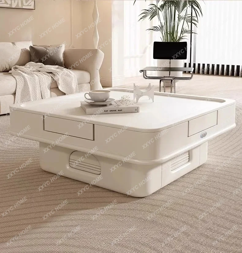 Multifunctional lifting mahjong machine, automatic coffee table, living room mahjong table integrated dual-purpose