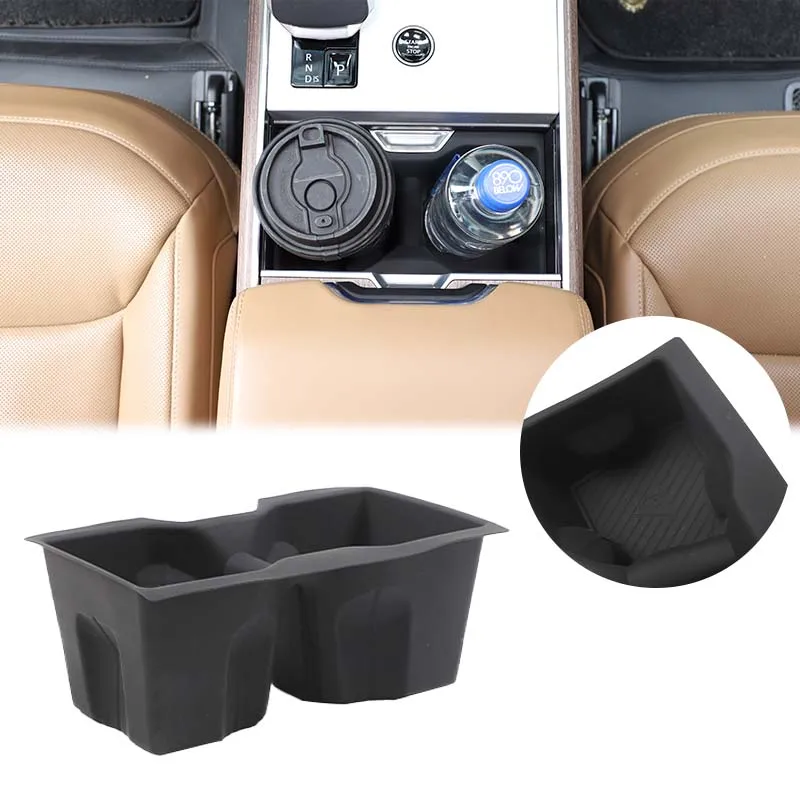tpe-black-for-land-rover-range-rover-sport-vogue-2013-2025-car-center-console-water-cup-holder-storage-box-car-accessories