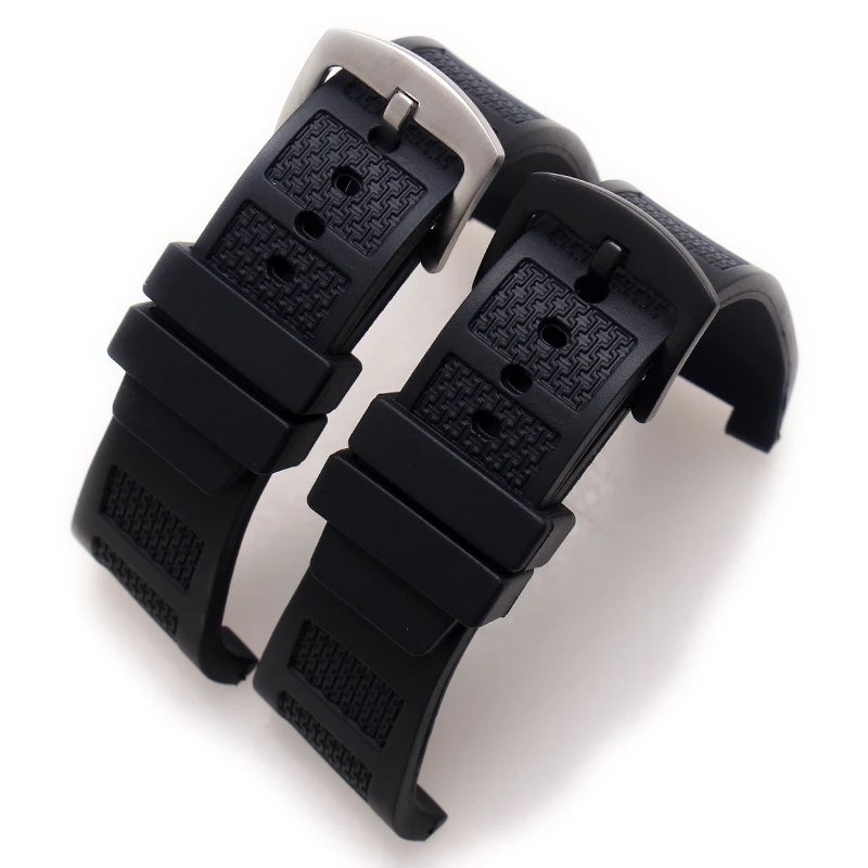 Waterproof Breathable Silicone 30mm Watchband Men for IWC Engineer Iw323601 Iw376501 Iw322503 Concave Interface Watch Strap