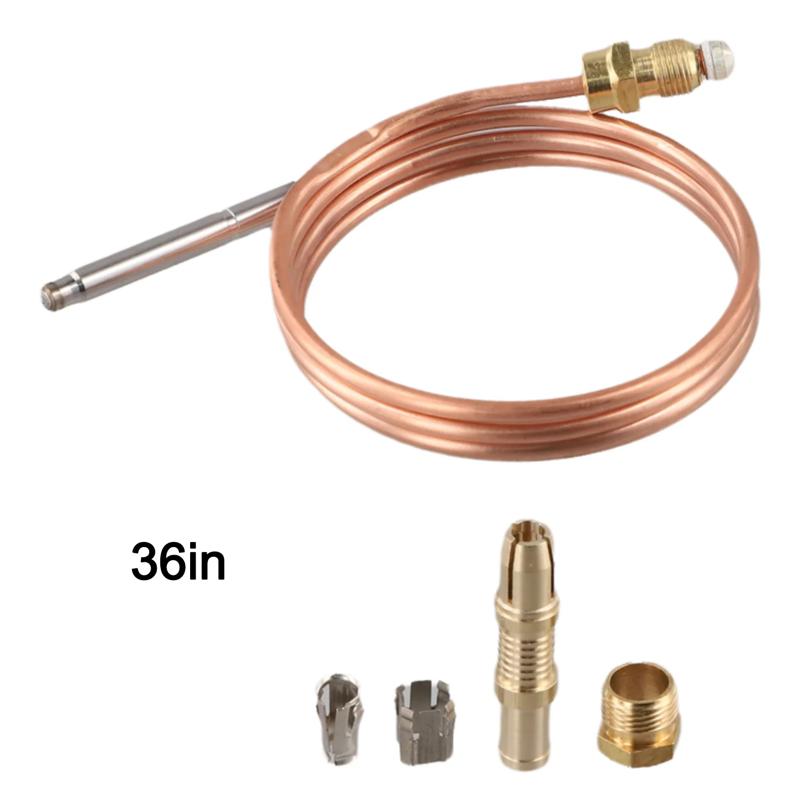1pc 熱電対キット 24 インチ/36 インチ パイロットバーナーアセンブリ交換用サーモスタット ロバーツショー 1980-024 1980-036 熱電対