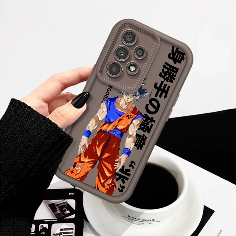 D-dragon Ball Frieza Trunks untuk Samsung A73 A71 A54 A53 A52 A51 A33 A32 A21S A14 A13 A12 A03 A04 A05 5G mata tangga Funda