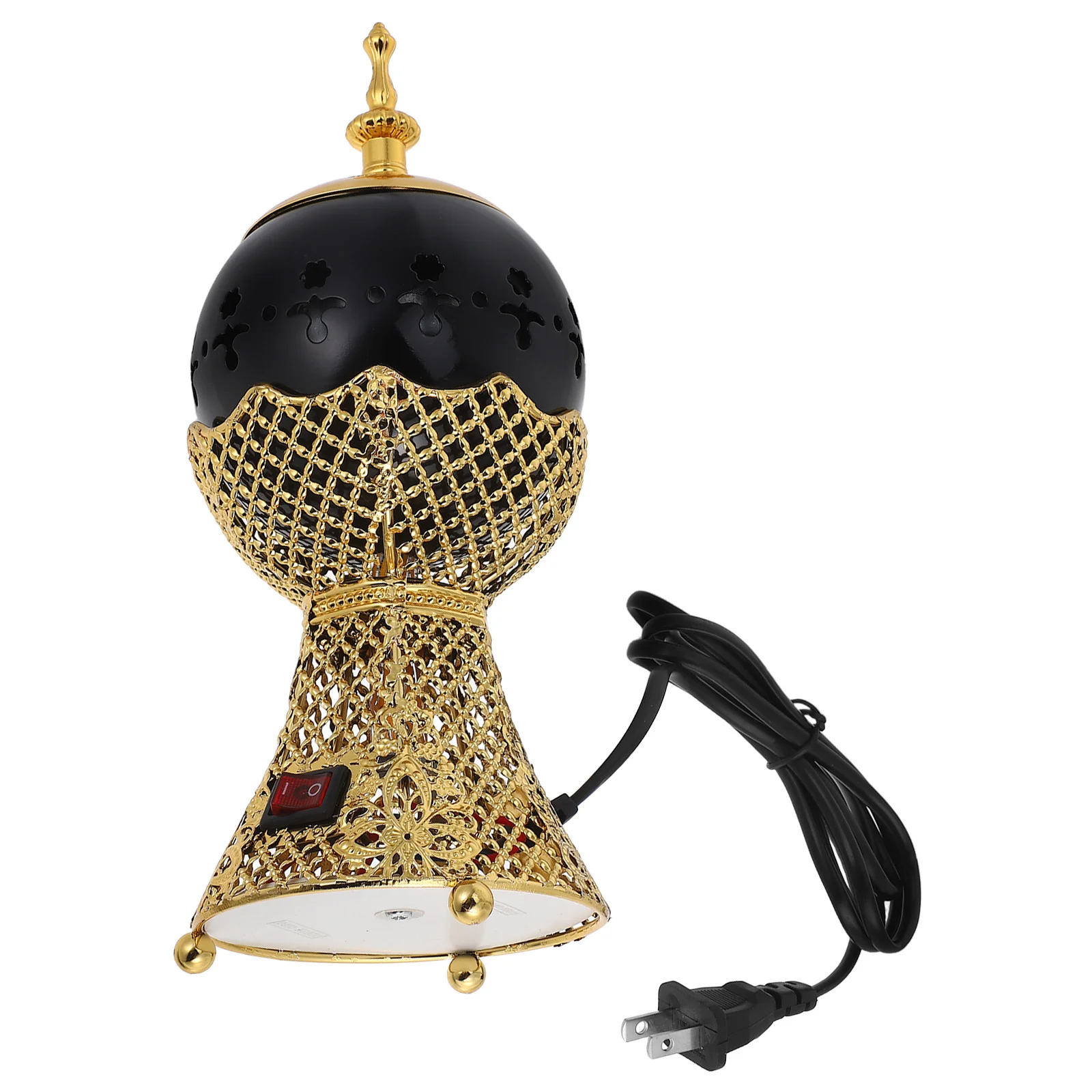 

Ceramic Incense Burner Compact Electric Aromatherapy Diffuser For Home Office Spa Iron Burner Holder Decorative Air Freshener