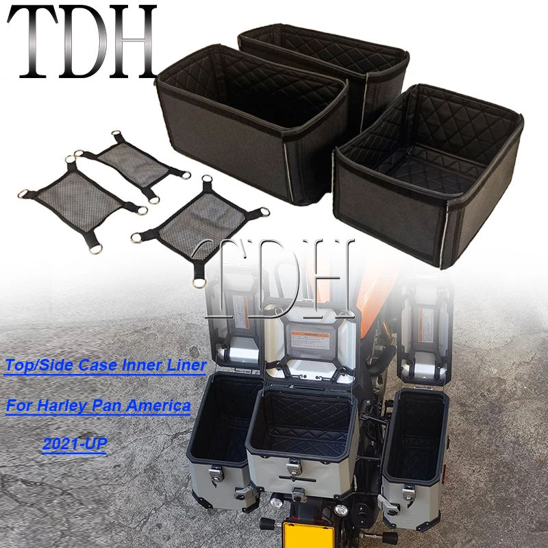 For Harley Pan America 1250 Special RA1250S RA1250 S 2021-UP Luggage Box Inner Tail Case Trunk Side Saddle Bag Inner Bags Liner