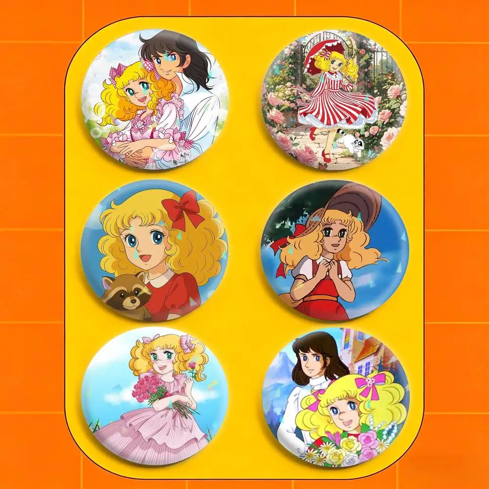 

Anime C-Candy Candy Badges Niche Design Brooch for Backpack Lapel Pins Creative Accessories