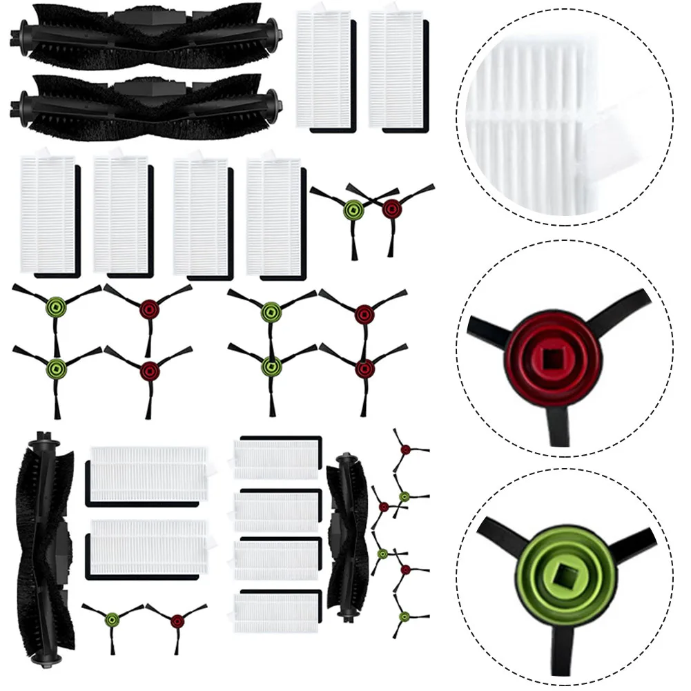 

For Conga Pet Max X-Treme/Max Ultimat, Max Vital Pet X-Treme/Ultimat/Vital Vacuum Cleane Side Brushes/main Brushes/filter