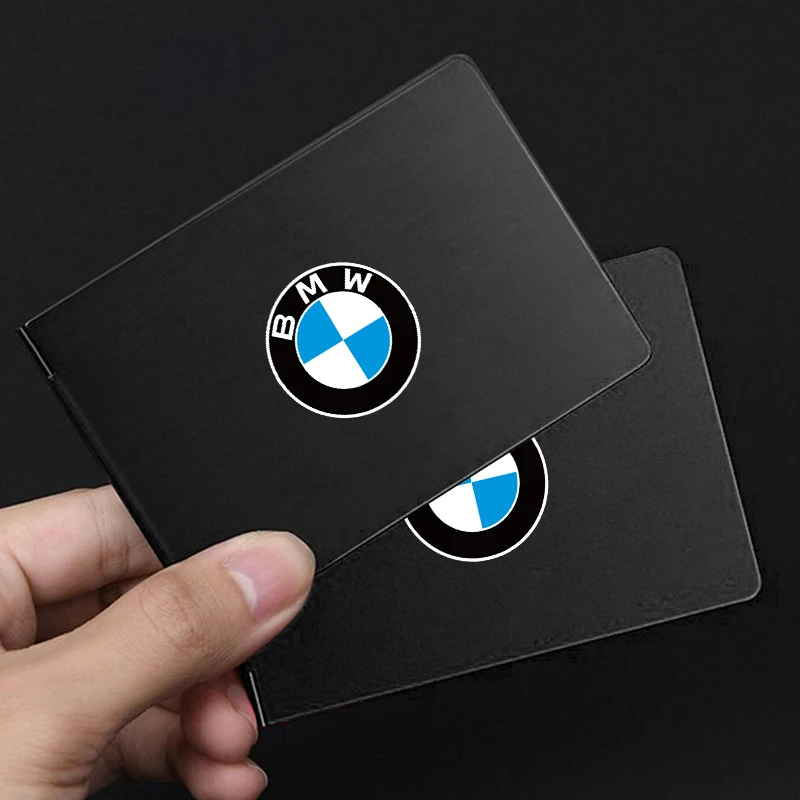 Aluminium Driver Licence Card Case Storage ID Card For BMW X1 X3 X5 X4 X6 G20 G30 E46 E90 E60 F10 F30 F20 F40 E39 E36 E87 E70 E9