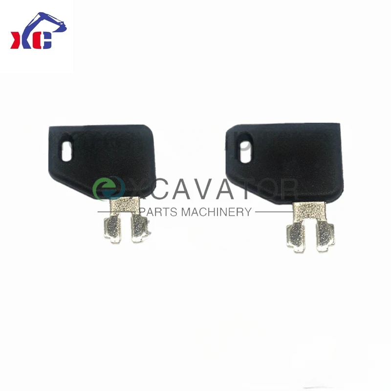 

2 Pcs Distribution Battery Box Key For Volvo Excavator Digger Loader Bulldozer 186304
