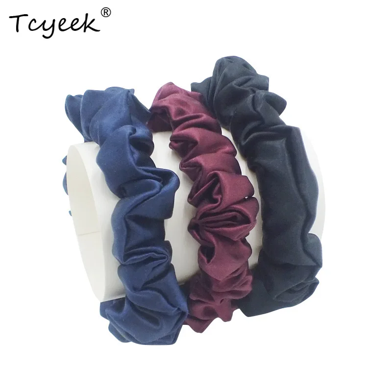 

Tcyeek, 19MM 100%Mulberry Silk, French Band, Handmade Hair Ring Ropes, Hair Rope For Curly Hair Sweet, 2024 New A47019QC