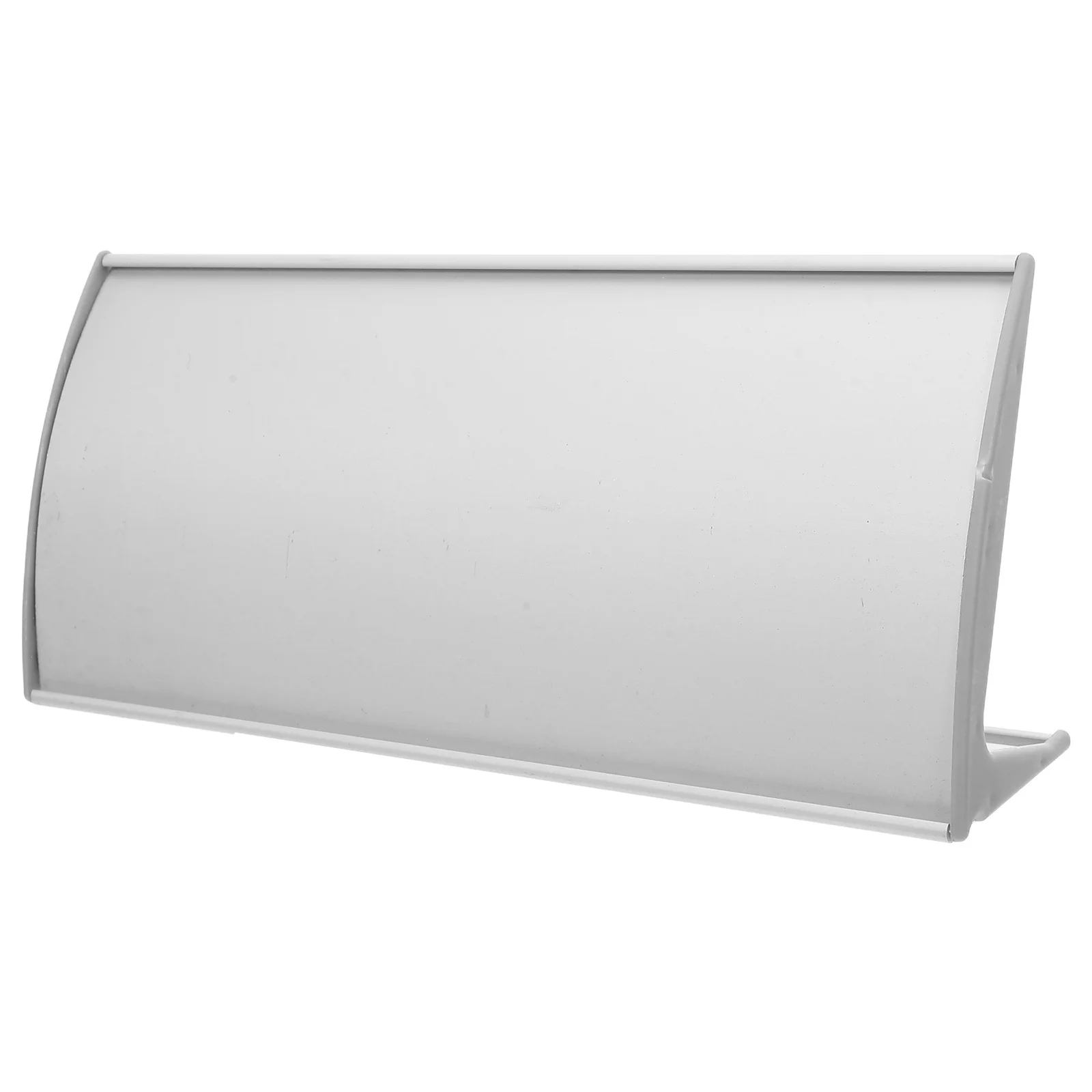 

Пустой арочный стол, держатель для именной таблички, офисная металлическая изогнутая подставка для вывески, стойка для приема, кабины, пьедестал, дисплей для вывесок, информационная доска