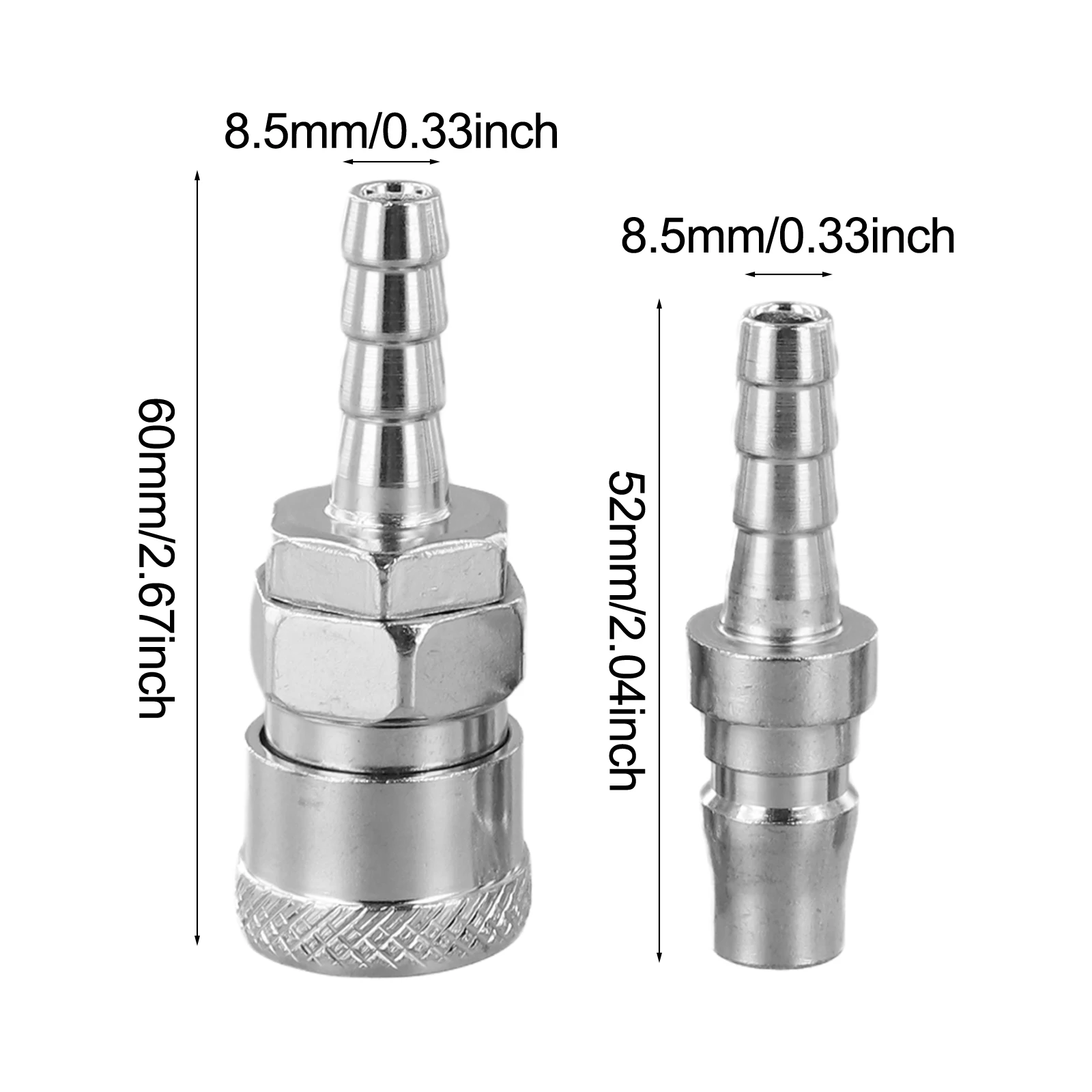 Garden Outdoor Use Copper Nozzle Connector Double Sealing Ring Easy Operation Long-lasting Performance Self-locking Steel Balls