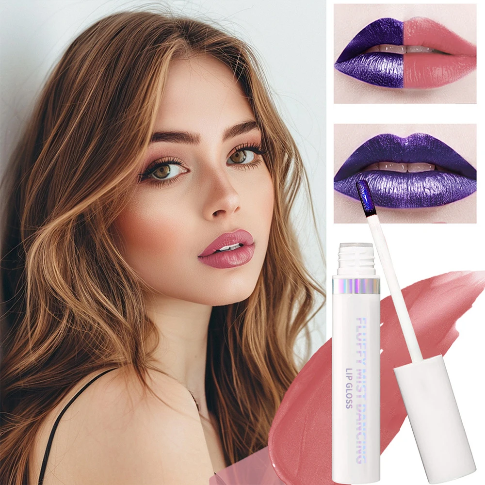 Rossetto colorato a lunga durata e impermeabile |   Ricco bordeaux, viola vibrante e sfumature blu | Trucco quotidiano | Labbro vibrante