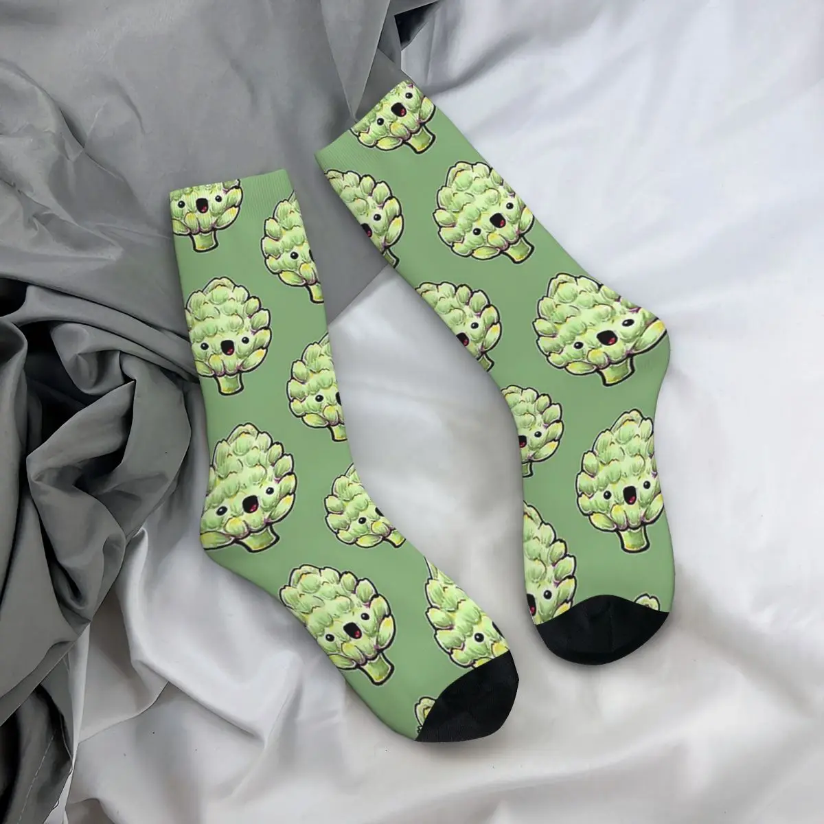 Cute Artichoke Socks Harajuku Super Soft Stockings All Season Long Socks Accessories for Man's Woman's Gifts