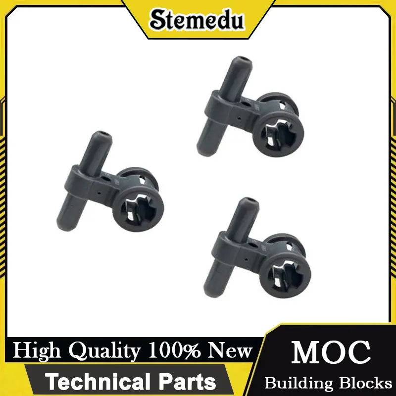 

MOC Bricks 2-сторонний разъем вала сжатого воздуха для строительных блоков Legoeds DIY, совместимый с игрушками для автомобилей 6020189/99021