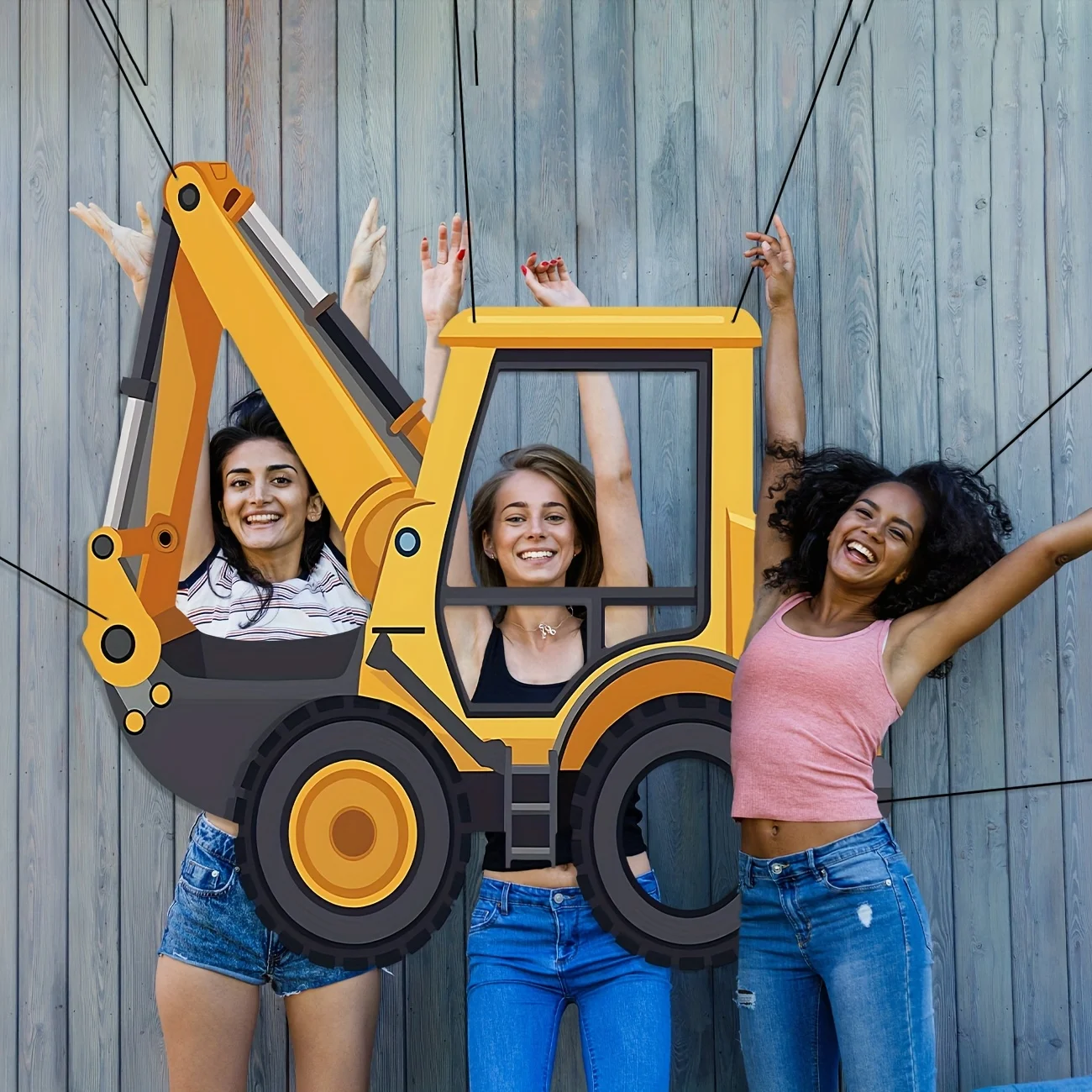 Tło fotograficzne na imprezę b – Heavy Equipment Birthday Theme recenzja i cena