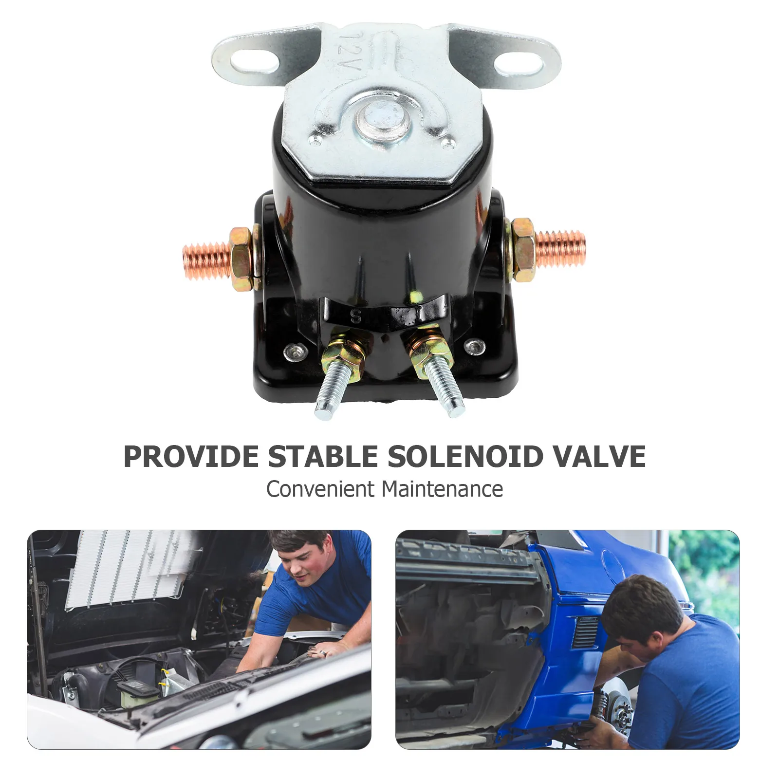 

Starter Solenoid Relay Reliable Metal Construction Easy Maintenance Fast Installation Stable Control Automotive Starter Relay