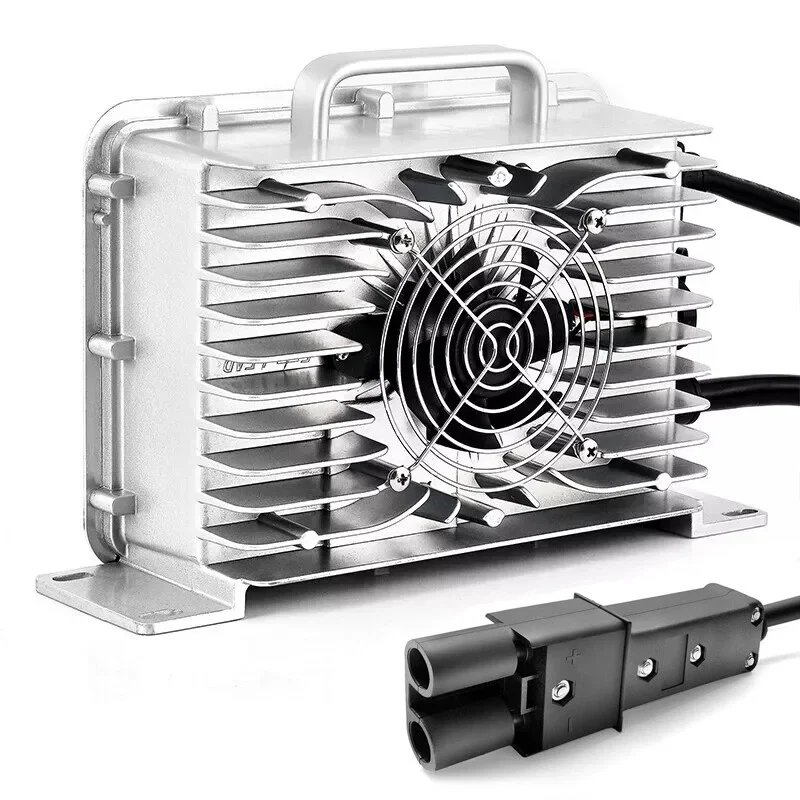 Зарядное устройство для гольф-кара 48 В, 15 А для G19 G20 G21 G22, IP 67, водонепроницаемая свинцово-кислотная батарея с 2-контактной вилкой