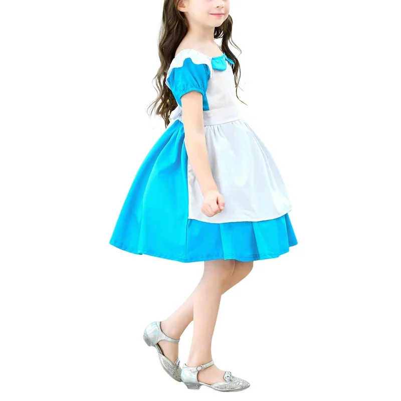 Jurebesia Alice in wonder costume per ragazze compleanno principessa vestire vestiti abiti pasquali festa di Halloween costume cosplay