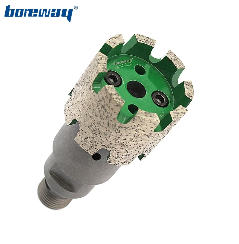 

Boreway D50X40Tx10H Diamond CNC Continuous Diamut Heavy Duty Standard Stubbing Wheel With 37Mm Alex Adaptor For Slab Sink Holes