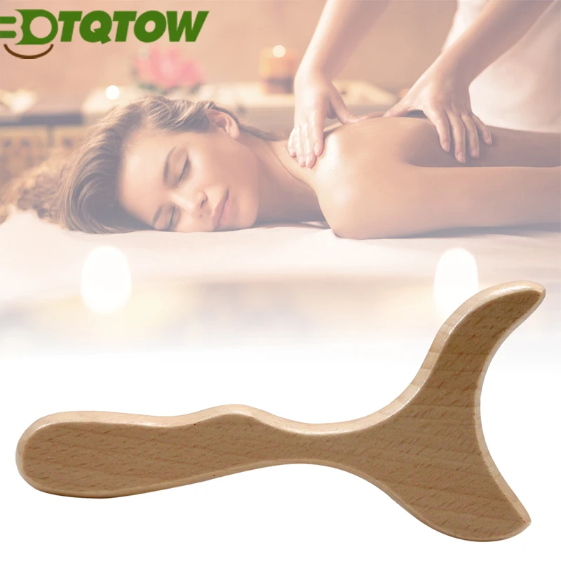 

1PCS Small Wooden Gua Sha Massage Tools for Lymphatic Drainage, Anti Cellulite Tool, Wood Therapy Massager Body Sculpting Paddle