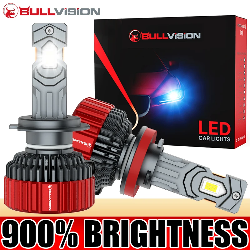 

Bullvision G5 H7 H4 H1 H8 H9 H11 9005 HB3 9006 HB4 9012 HIR2 LED Car Headlight Bulb CANBUS 5200W 5200000LM Fog Lights 6000K Lamp