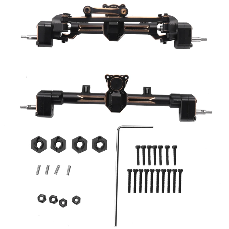 

Brass Complete Front And Rear Portal Axle Set For 1/24 RC Crawler Car Axial SCX24 JLU Gladiator C10 Deadbolt Upgrades