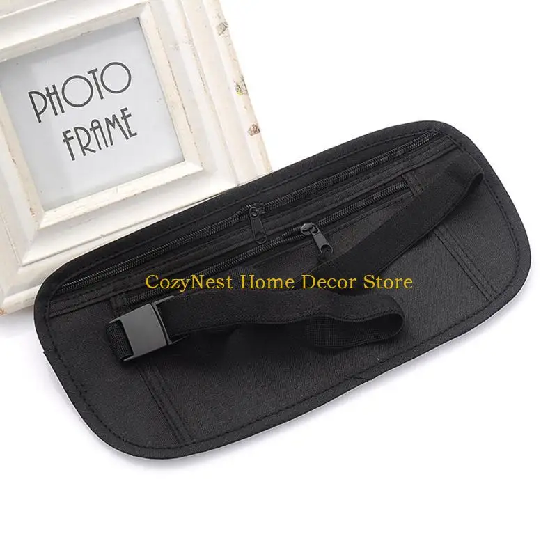 92MF Travel Money Belt Waist Pack for Running Cycling Hiking Durable Comfortable Lightweight Secure Travel