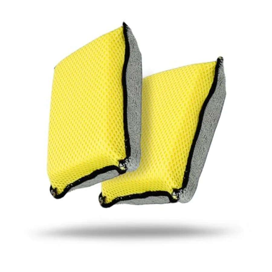 

Универсальный многоцелевой аппликатор из микрофибры, ультрамягкая двухсторонняя подушечка для вощения, полировки, стирки, высокопоглощающая царапины