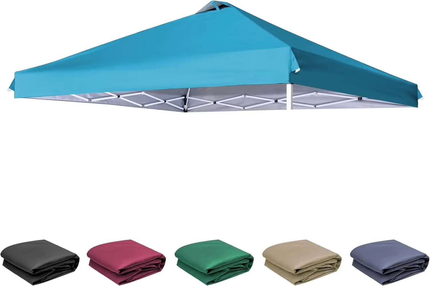 

Replacement Top with Air Vent for 10x10 Canopy Frame, Canopy Cover ONLY,(Turquoise)