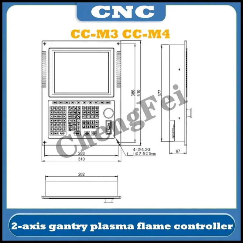 2-осевой контроллер плазменного пламени с ЧПУ CC-M3 CC-M4 CC-M3C CC-M4C система резки, совместимая с SH-2200H, SH-2000H