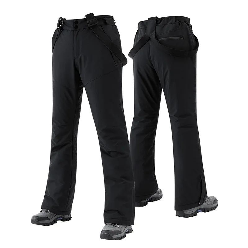 Pantalones de esquí de invierno para hombres y mujeres, deportes al aire libre, alta calidad, a prueba de viento, impermeables, pantalones de nieve cálidos, pantalones de snowboard de esquí de invierno