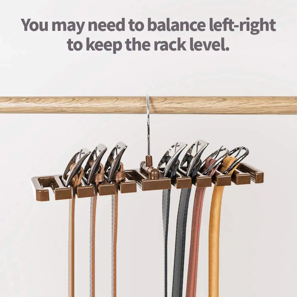 Belts Rack, Storage Organizer, Hanger, Holder - Closet tie Racks Hangers Sturdy for Men Women