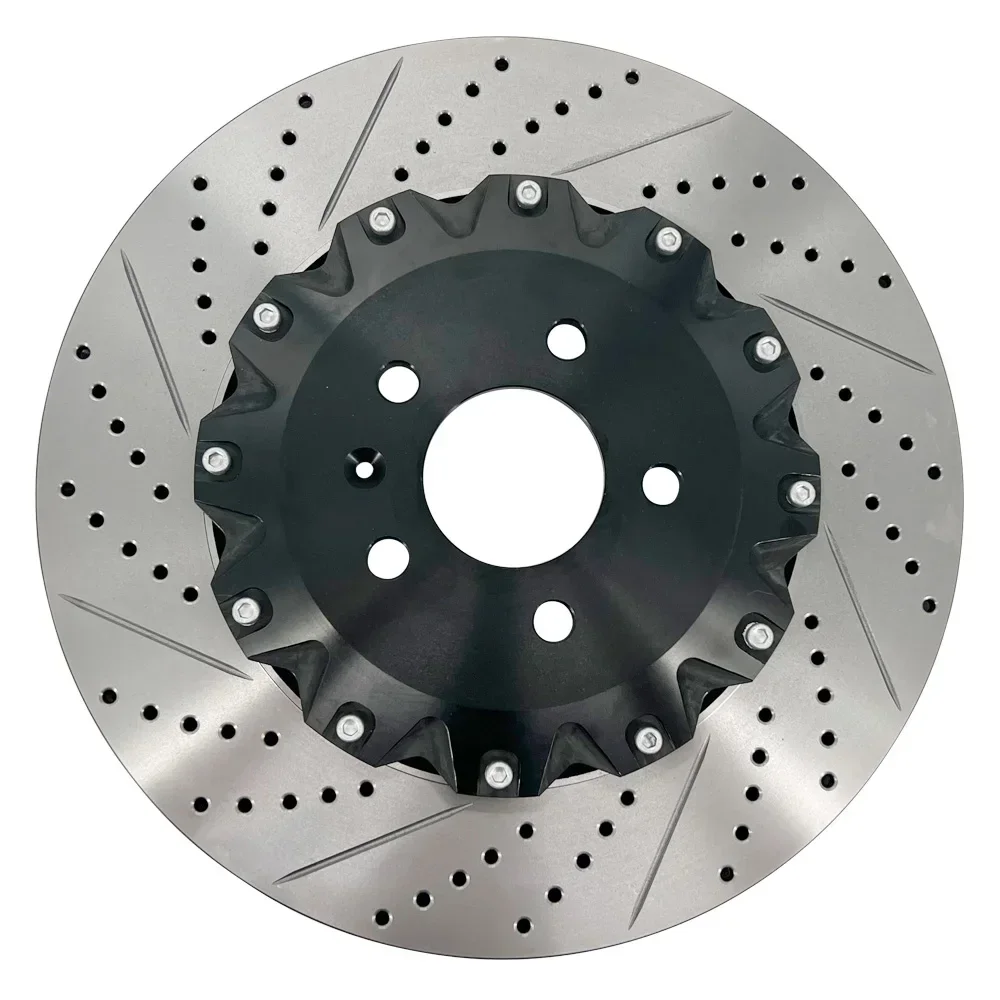 High Performance Parts Racing Brake Kit 2 Piece Big Floating Brake Disc For A8 S6 S7 A6 A7 4H0615601L 356*22mm