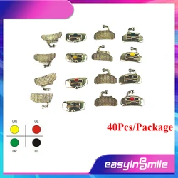 Easyinsmile Dental Material for Metal Orhto  Molar Tube Mini Braces Roth / MBT 022 1st&2nd Newest Type High Quality