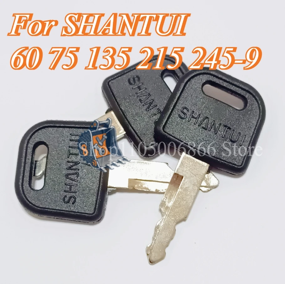 

20/10/5pcs For SHANTUI 60 75 135 215 245-9 Excavator Ignition Key