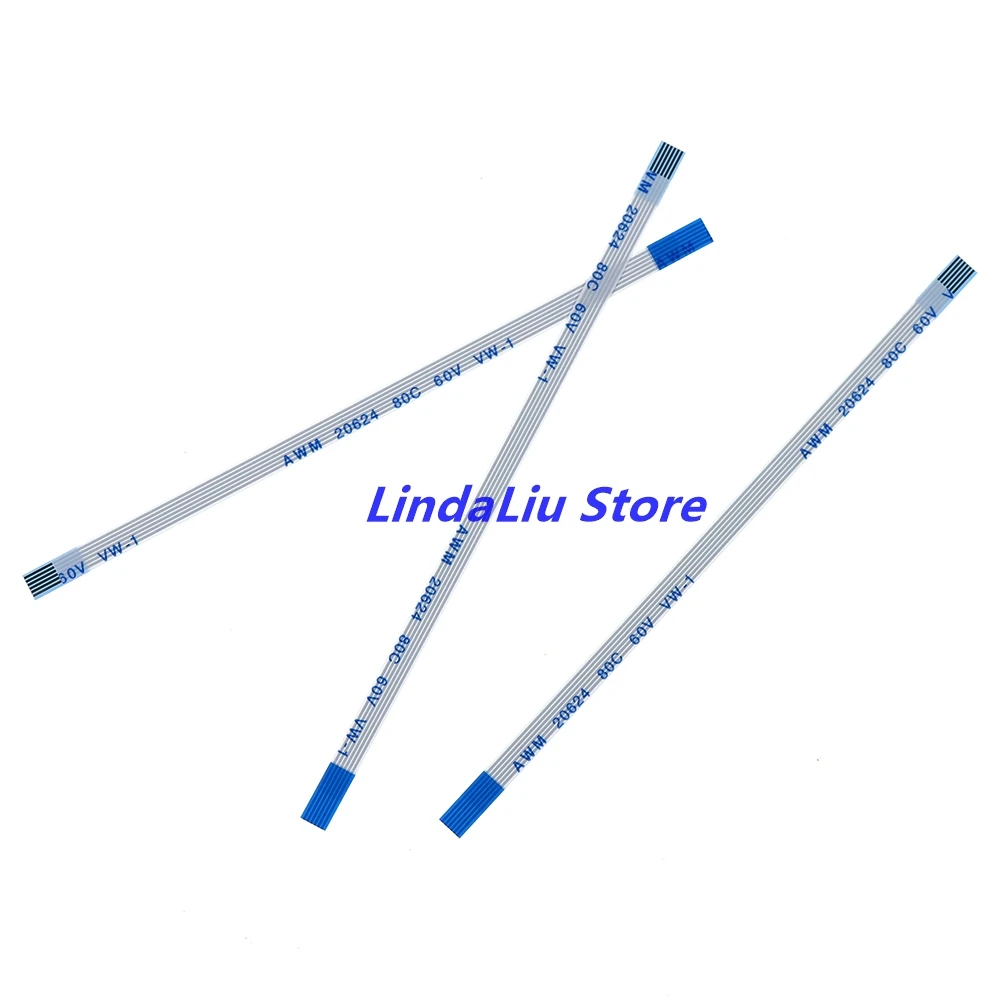 PS3 슈퍼 슬림 3000 4000 CECH-4000 PS3 6Pin 전원 스위치 케이블 용 100PCS 6pin On/Off 전원 리본 케이블