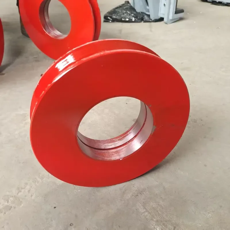 Steel Wire Rope Pulley, High Speed Mini Grooved Pulley Suitable for Rotary Drilling Rigs and Other Construction Machinery