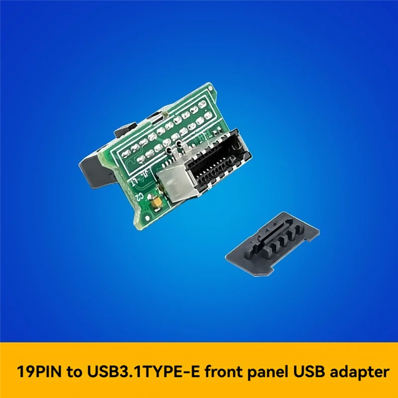 

Классическая материнская плата ST684 Передний 19-контактный разъем USB3.0 к адаптеру передней материнской платы USB 3.1 TYPE-E