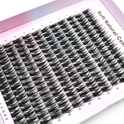 NEW Big capacity/box DIY Cluster Beam Eyelashes Individual Eyelashes Fluffy Soft 3D Segmented False Eyelashes Makeup Cils