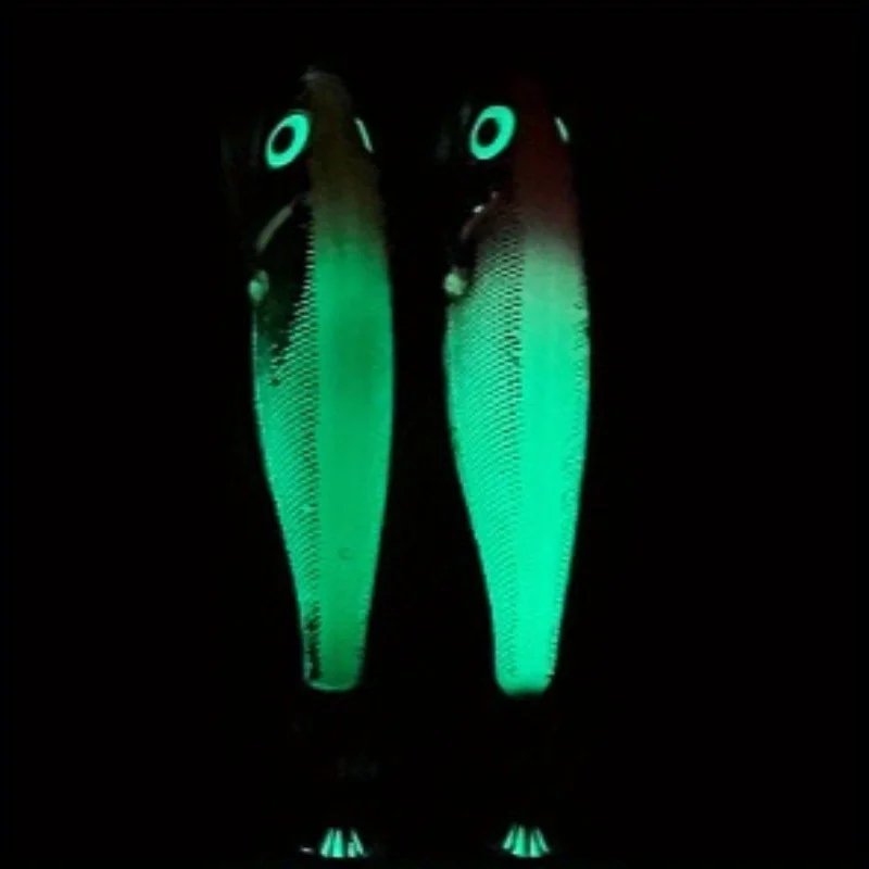6-teiliges Set Horizontaler Tintenfisch-Jig Egi-Set Leuchtender Tintenfisch-Köder Regenschirmhaken Künstlicher Garnelen-Köder für Tintenfisch Oktopus – Detail 3