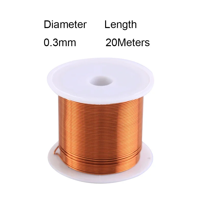 1–3 Stück 0,04 mm 0,05 mm 0,06 mm 0,07 mm 0,08 mm–1,3 mm Kabel Kupferdraht Magnetdraht emaillierter Kupferwicklungsdraht Spule Kupferdraht