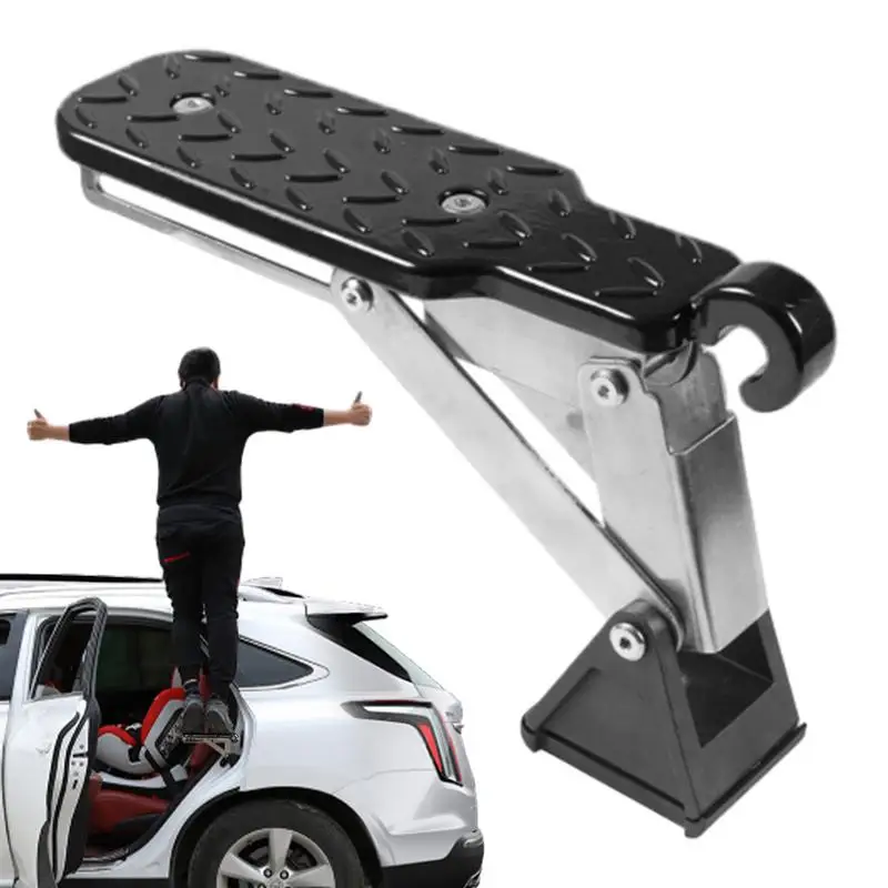 

Door Jam Step For Car Feet Stand Pedal Step Ladder Aluminum Alloy Door Latch Step Adjustable & Foldable Roof Rack Overlanding