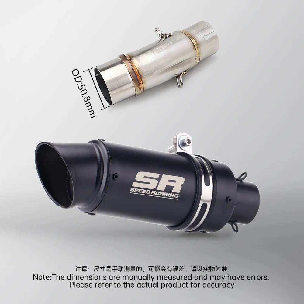 

Motorcycle exhaust Pipe For Ninja400 Z400 Slip on Muffler Pipe 51mm