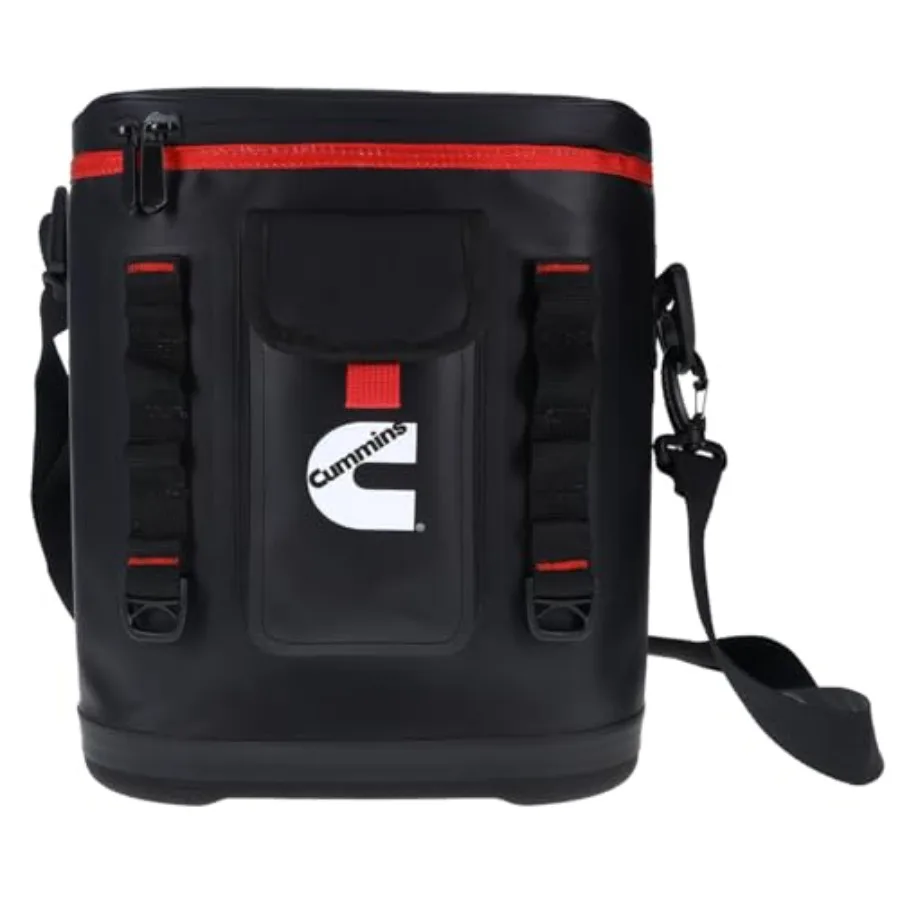 

Portable Soft Cooler Bag CMN34718 12-Can Double-Laminated Insulated Cooler with Strap, 48-Hour Ice Retention Adult Insulated Th