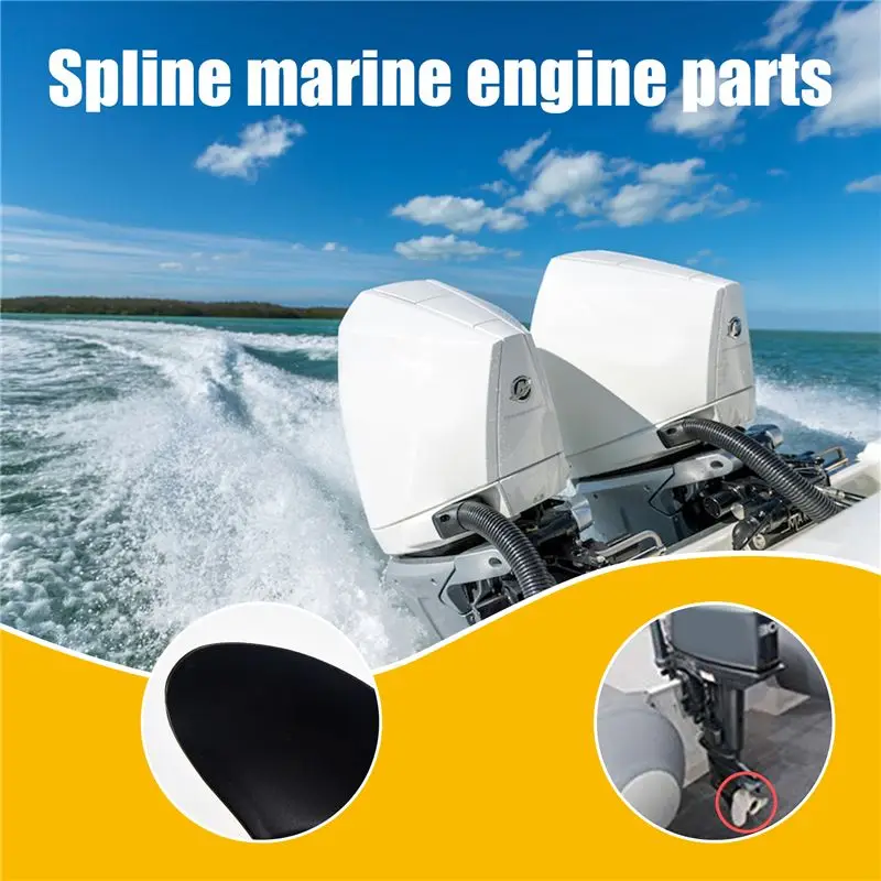 ABQB-Outboard Propeller For Tohatsu Mercury Mariner 4Hp 5Hp 6Hp 7.8X9 Boat Screw 3 Blade 12 Spline Marine Engine Part