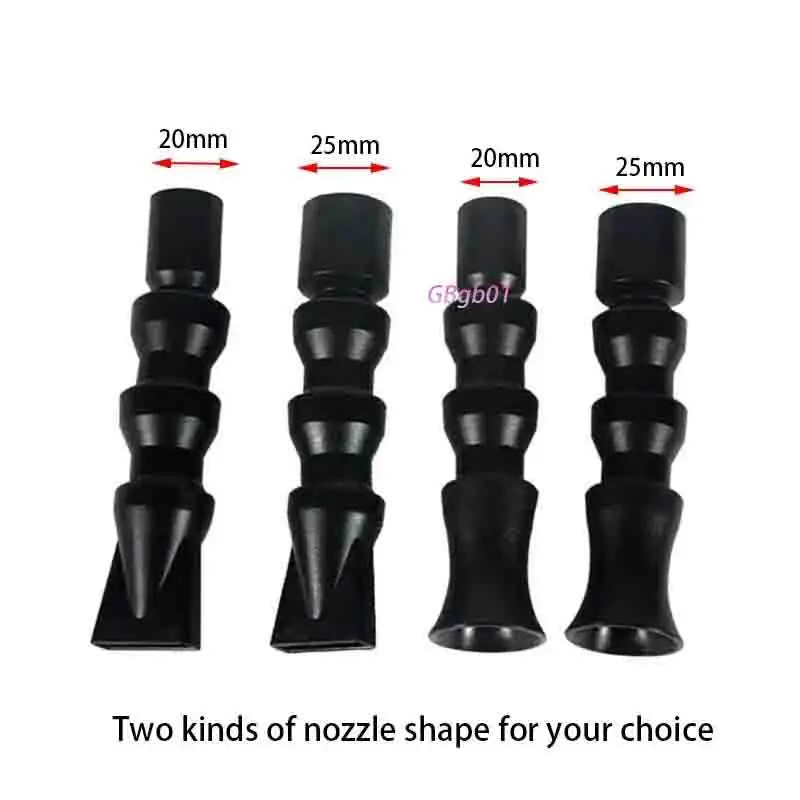 Aquarium Duckbill Nozzle Anti-Splash Water Pump Outlet Fish Tank Oxygenation Flow Control BIack