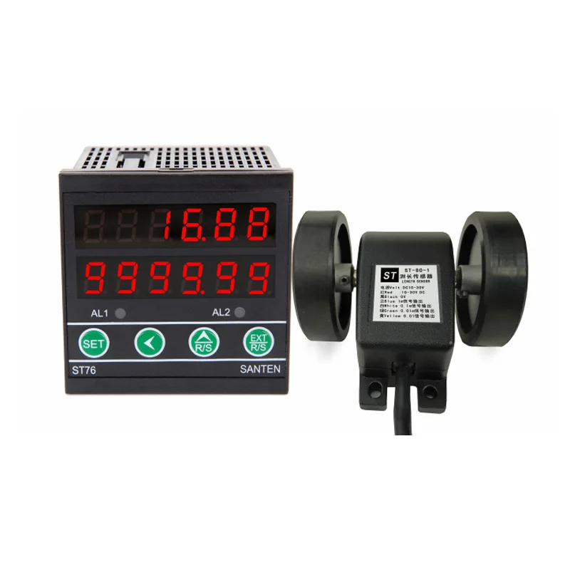 Electronic Digital Meter Counter Encoder Meter Intelligent Automatic Meter Counter Roller Type ST76 High-Precision