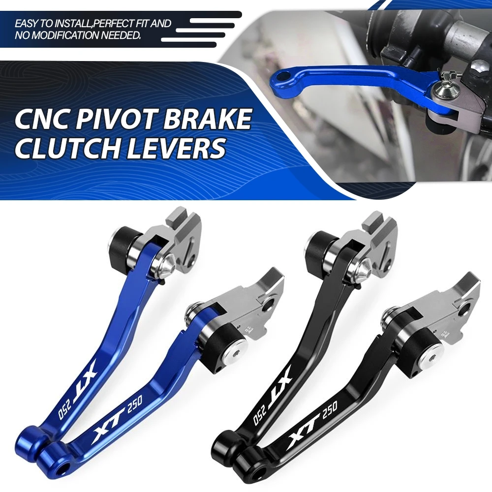 Motocross dirtbike Pivot Brake Clutch Levers FOR YAMAHA XT250 2005 2006 2007 2008 2009 2010 2011 2012 2013 2014 2015 2016 2017