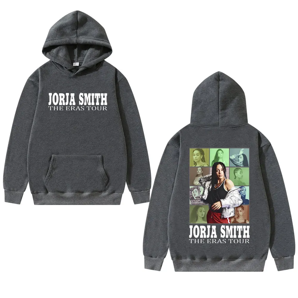 Singer Jorja Smith Little Things Double Sided Graphic Hoodie Male Casual Oversized Pullover Men Women Fashion Fleece Hoodies